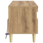 vidaXL LED TV kabinet Dub artisan Kompozitné drevo – Obrázok 5