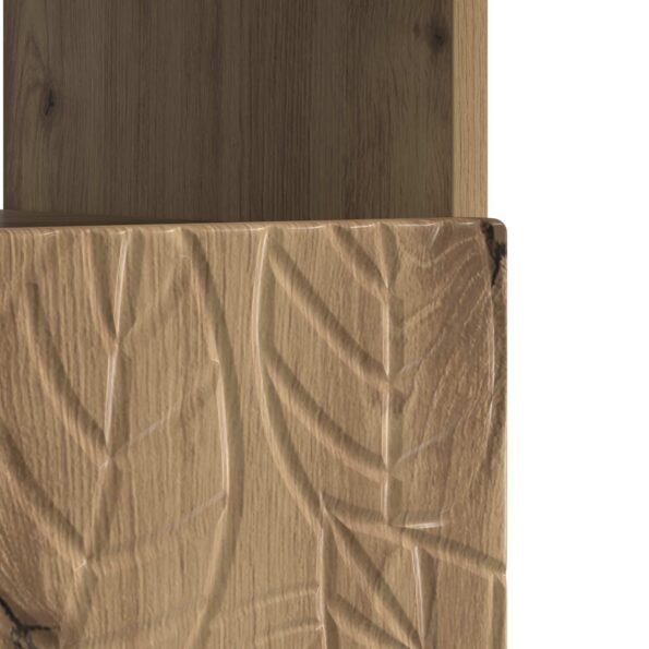 vidaXL LED TV kabinet Dub artisan Kompozitné drevo – Obrázok 7