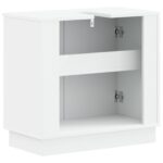 vidaXL Kúpeľňová skrinka pod umývadlo HOORN Biela 59,5 x 31,5 x 56 cm – Obrázok 5