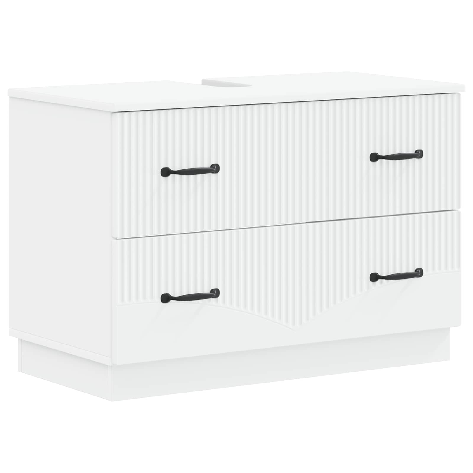 897235_1.jpg vidaXL Kúpeľňová skrinka pod umývadlo HOORN Biela 82 x 41 x 56 cm – Obrázok 1