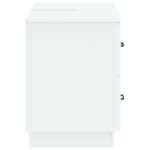 vidaXL Kúpeľňová skrinka pod umývadlo HOORN Biela 82 x 41 x 56 cm – Obrázok 4