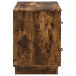 vidaXL Kúpeľňová skrinka pod umývadlo HOORN Dymový dub 82 x 41 x 56 cm – Obrázok 4