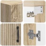 vidaXL Kúpeľňová nástenná skriňa HOORN Dub sonoma 30 x 31 x 59 cm – Obrázok 6