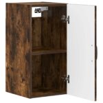 vidaXL Kúpeľňová nástenná skriňa HOORN Dymový dub 30 x 31 x 59 cm – Obrázok 2