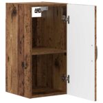 vidaXL Kúpeľňová nástenná skriňa HOORN Staré drevo 30 x 31 x 59 cm – Obrázok 2