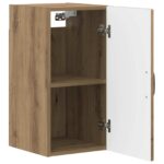 vidaXL Kúpeľňová nástenná skriňa HOORN Dub artisan 30 x 31 x 59 cm – Obrázok 2