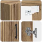 vidaXL Kúpeľňová nástenná skriňa HOORN Dub artisan 30 x 31 x 59 cm – Obrázok 6