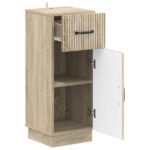 vidaXL Kúpeľňová úložná skriňa HOORN Dub sonoma 30 x 31 x 77 cm – Obrázok 2