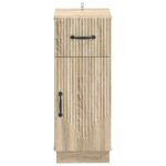 vidaXL Kúpeľňová úložná skriňa HOORN Dub sonoma 30 x 31 x 77 cm – Obrázok 3