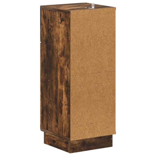 vidaXL Kúpeľňová úložná skriňa HOORN Dymový dub 30 x 31 x 77 cm – Obrázok 5