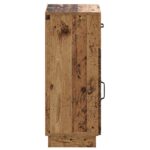 vidaXL Kúpeľňová úložná skriňa HOORN Staré drevo 30 x 31 x 77 cm – Obrázok 4