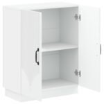 vidaXL Kúpeľňová úložná skriňa HOORN Biela 59,5 x 31 x 77 cm – Obrázok 2