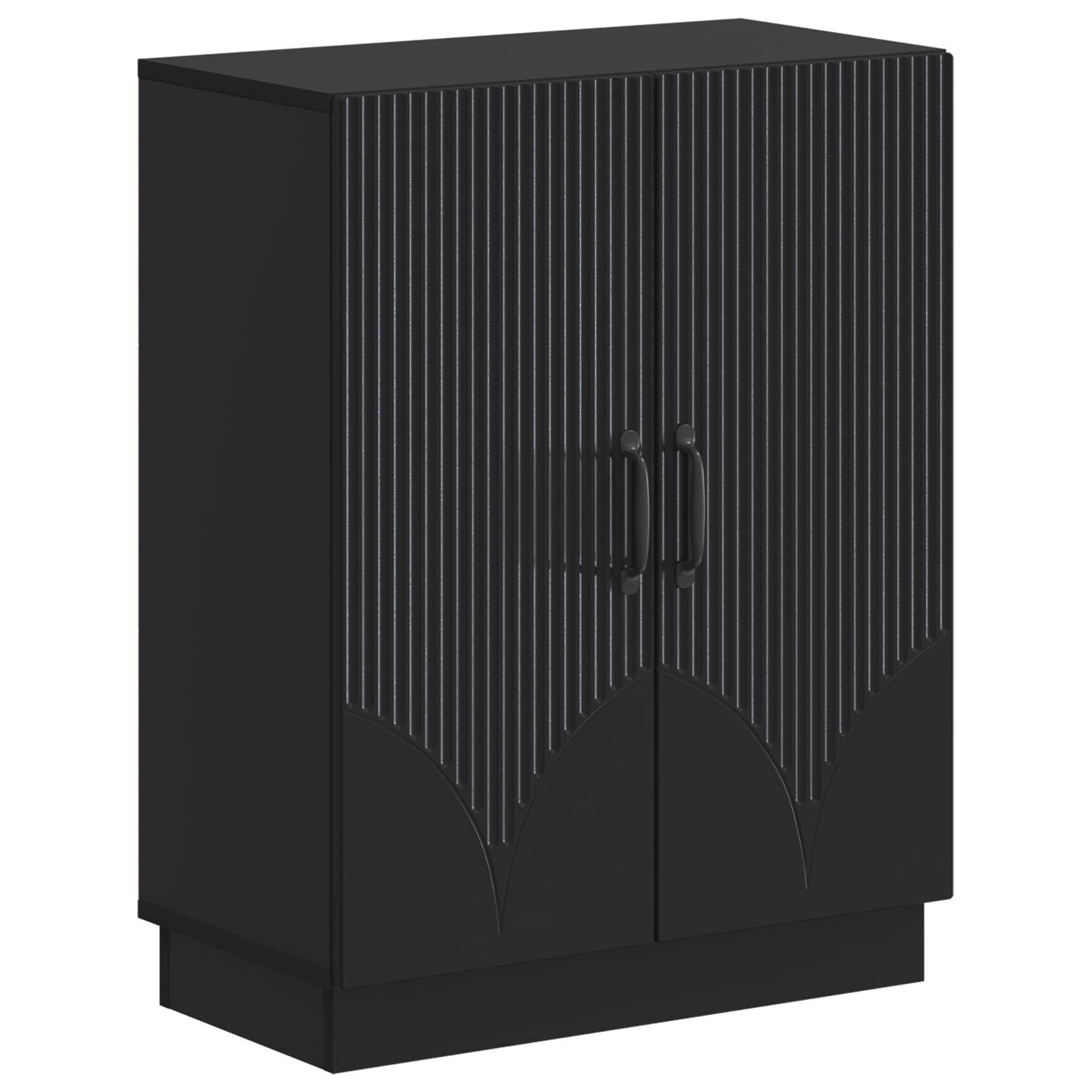897276_1.jpg vidaXL Kúpeľňová úložná skriňa HOORN Čierna 59,5 x 31 x 77 cm – Obrázok 1