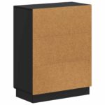 vidaXL Kúpeľňová úložná skriňa HOORN Čierna 59,5 x 31 x 77 cm – Obrázok 5