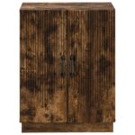 vidaXL Kúpeľňová úložná skriňa HOORN Dymový dub 59,5 x 31 x 77 cm – Obrázok 3