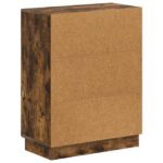 vidaXL Kúpeľňová úložná skriňa HOORN Dymový dub 59,5 x 31 x 77 cm – Obrázok 5