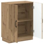vidaXL Kúpeľňová úložná skriňa HOORN Dub artisan 59,5 x 31 x 77 cm – Obrázok 2