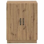 vidaXL Kúpeľňová úložná skriňa HOORN Dub artisan 59,5 x 31 x 77 cm – Obrázok 3