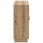 vidaXL Kúpeľňová úložná skriňa HOORN Dub artisan 59,5 x 31 x 77 cm – Obrázok 4