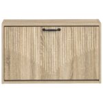 vidaXL Nástenný botník HOORN 71 x 17 x 43 cm Kompozitné drevo – Obrázok 3