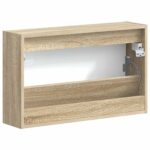 vidaXL Nástenný botník HOORN 71 x 17 x 43 cm Kompozitné drevo – Obrázok 5