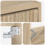 vidaXL Nástenný botník HOORN 71 x 17 x 43 cm Kompozitné drevo – Obrázok 6
