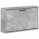 vidaXL Nástenný botník HOORN 71 x 17 x 43 cm Kompozitné drevo
