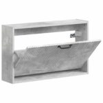 vidaXL Nástenný botník HOORN 71 x 17 x 43 cm Kompozitné drevo – Obrázok 2