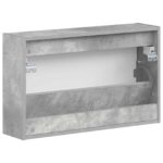 vidaXL Nástenný botník HOORN 71 x 17 x 43 cm Kompozitné drevo – Obrázok 5