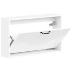 vidaXL Nástenný botník HOORN 71 x 17 x 43 cm Kompozitné drevo – Obrázok 2
