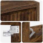 vidaXL Nástenný botník HOORN 71 x 17 x 43 cm Kompozitné drevo – Obrázok 6