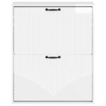 vidaXL Nástenný botník HOORN 71 x 17 x 86 cm Kompozitné drevo – Obrázok 3