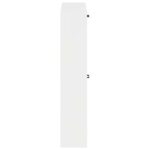 vidaXL Nástenný botník HOORN 71 x 17 x 86 cm Kompozitné drevo – Obrázok 4