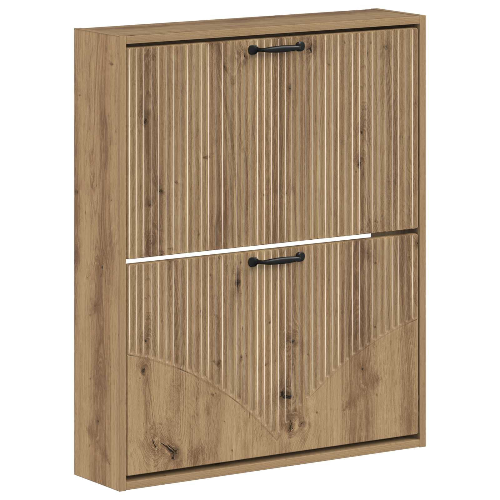 897304_1.jpg vidaXL Nástenný botník HOORN 71 x 17 x 86 cm Kompozitné drevo – Obrázok 1