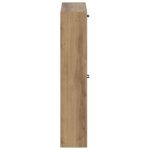 vidaXL Nástenný botník HOORN 71 x 17 x 86 cm Kompozitné drevo – Obrázok 4
