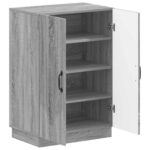 vidaXL Skriňa na topánky HOORN 59,5 x 39,5 x 87 cm Kompozitné drevo – Obrázok 2