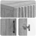 vidaXL Skriňa na topánky HOORN 59,5 x 39,5 x 87 cm Kompozitné drevo – Obrázok 6