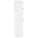 vidaXL Skriňa na topánky HOORN 78 x 24 x 100 cm Kompozitné drevo – Obrázok 4