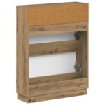 vidaXL Skriňa na topánky HOORN 78 x 24 x 100 cm Kompozitné drevo – Obrázok 5