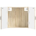 vidaXL Skriňa na terč HOORN Dub sonoma 52,5 x 10,5 x 53,5 cm