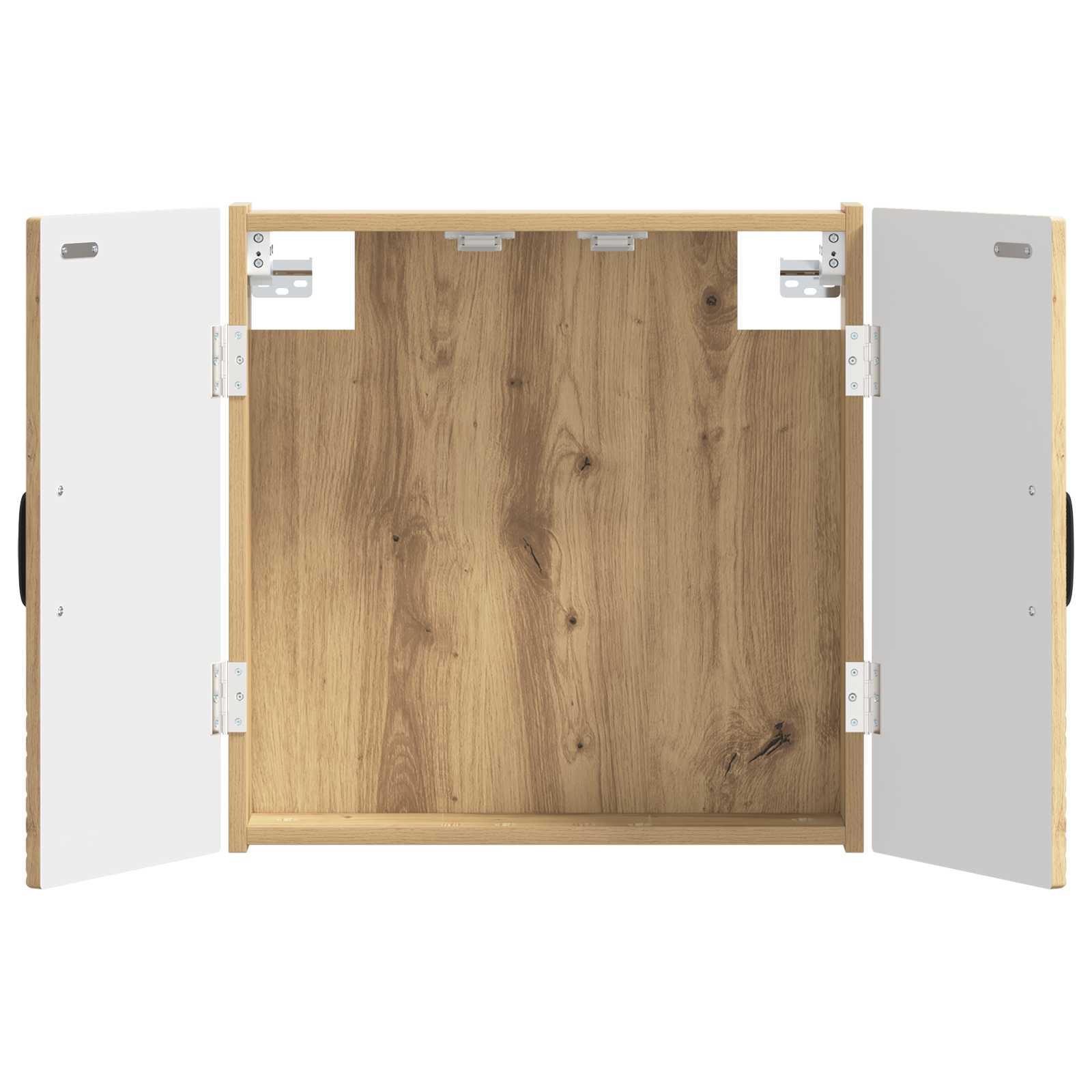 897334_1.jpg vidaXL Skriňa na terč HOORN Dub artisan 52,5 x 10,5 x 53,5 cm – Obrázok 1
