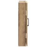 vidaXL Skriňa na terč HOORN Dub artisan 52,5 x 10,5 x 53,5 cm – Obrázok 4