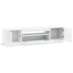 vidaXL LED TV kabinet Biela Kompozitné drevo – Obrázok 3