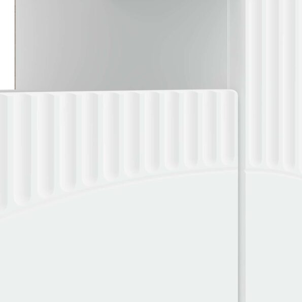 vidaXL LED TV kabinet Biela Kompozitné drevo – Obrázok 7