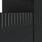 vidaXL LED TV kabinet Čierna Kompozitné drevo – Obrázok 7