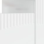 vidaXL LED TV kabinet Biela s vysokým leskom Kompozitné drevo – Obrázok 7