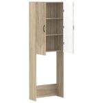 vidaXL Toaletná skriňa HOORN Dub sonoma 66 x 25,5 x 190 cm – Obrázok 2