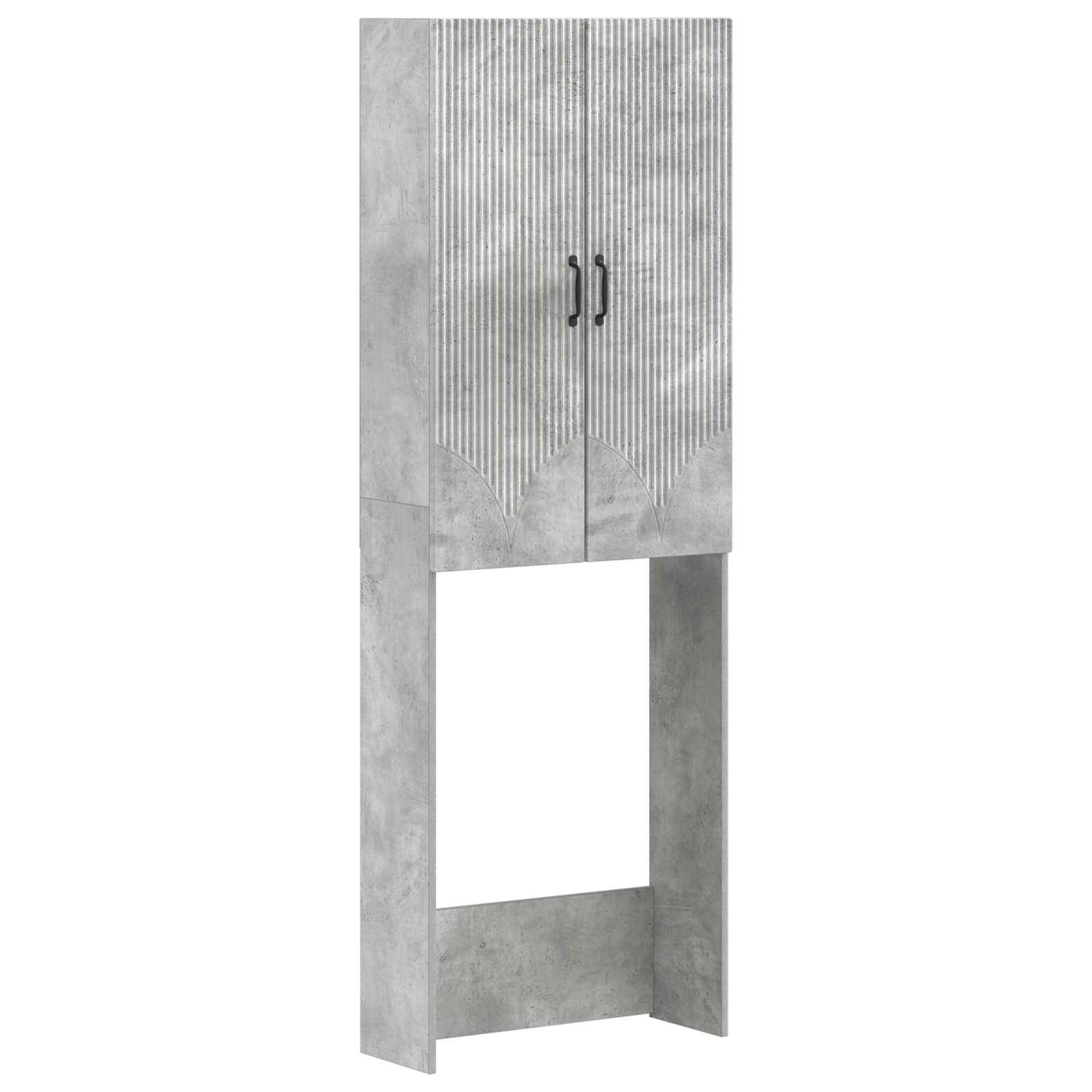 897358_1.jpg vidaXL Toaletná skriňa HOORN Betónovo sivá 66 x 25,5 x 190 cm – Obrázok 1
