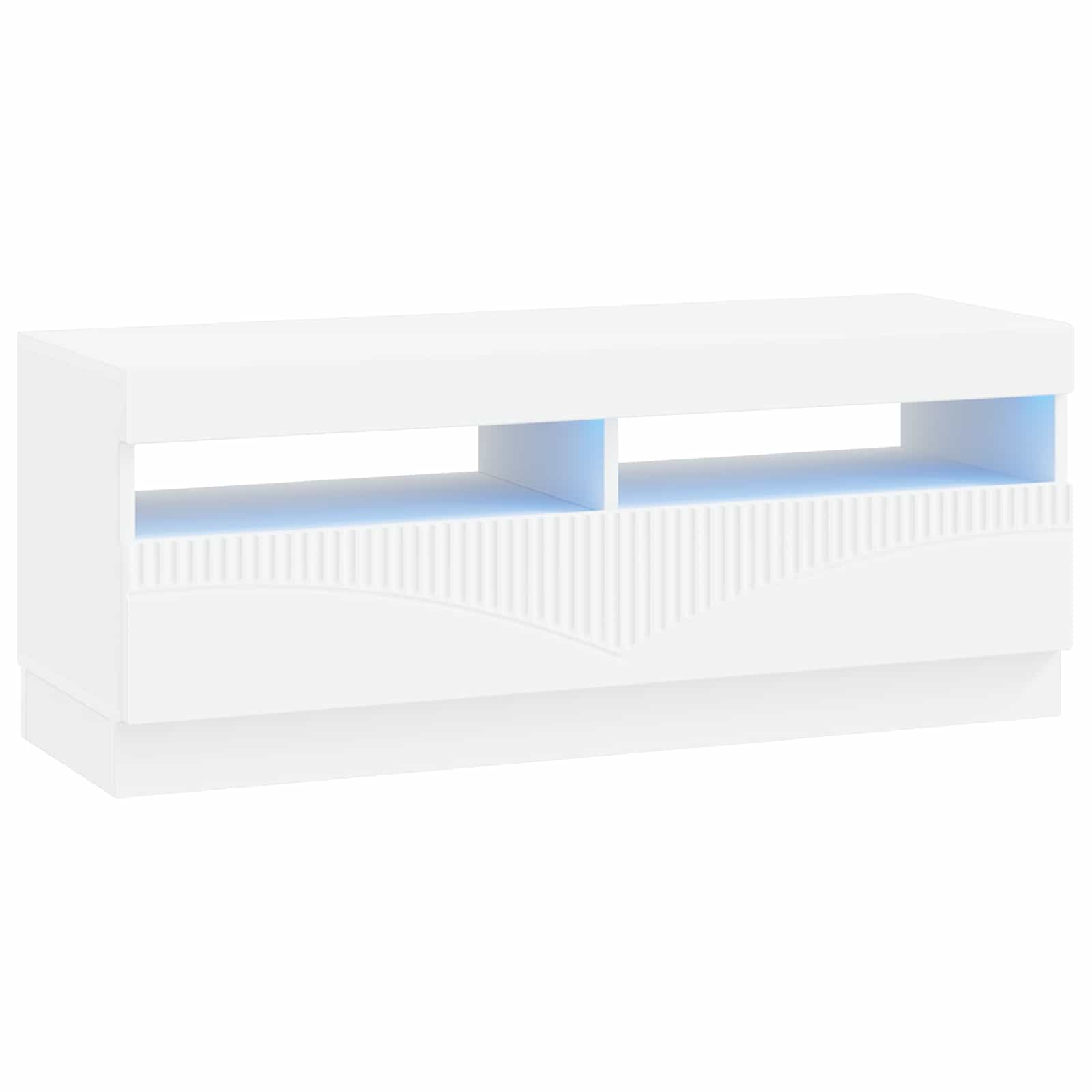 897425_1.jpg vidaXL LED TV kabinet Biela Kompozitné drevo – Obrázok 1