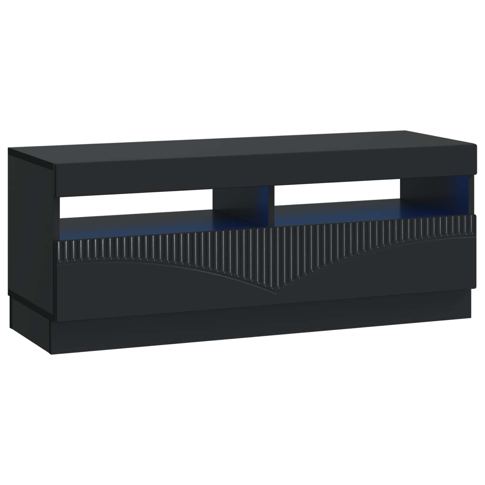897426_1.jpg vidaXL LED TV kabinet Čierna Kompozitné drevo – Obrázok 1